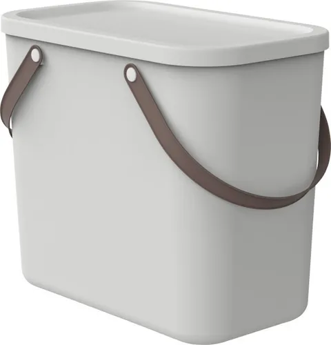 Rotho Aufbewahrungssystem Albula 25 L mistletoe white - Praktische Aufbewahrungsbox in mistletoe white, ideal für Ordnung und Platzersparnis im Haushalt.