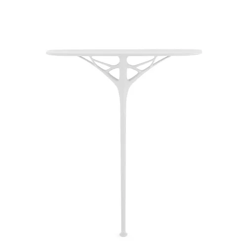 Kartell A.I. Konsole weiß 05907BI - Elegante Kommode von Philippe Starck, vereint minimalistisches Design mit innovativer KI-Technologie für stilvolle Akzente im Flur oder Eingangsbereich.