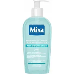 MIXA Sensitive Skin Expert Soapless Cleansing Gel gegen Unreinheiten für fettige Haut 200ml