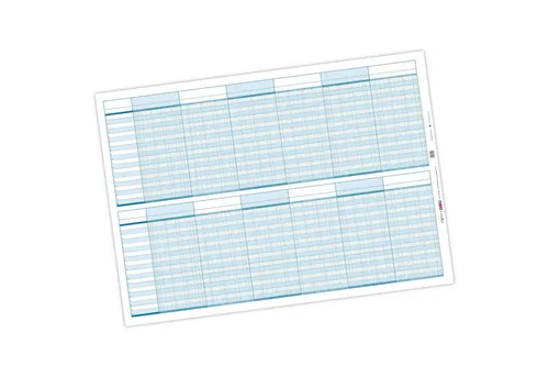 itenga Wandkalender itenga Urlaubsplaner Schichtplaner universal immerwährend DIN A1 abwis