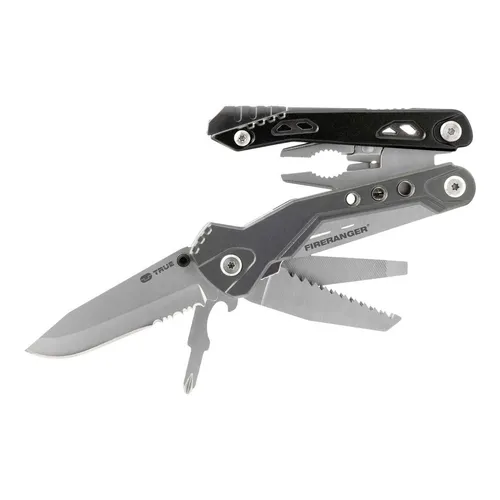 True Utility Fireranger Taschenmesser Multitool - Multitool mit 12 Funktionen, inklusive Zange und verschiedenen Schraubendrehern, kompakt und ideal für Outdoor-Abenteuer oder den Alltag.