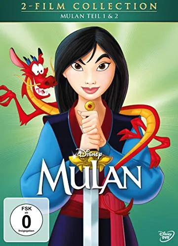 Mulan 1+2,2 DVDs: Disney Classics + 2. Teil