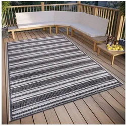 HANSE Home Teppich Temu, rechteckig, Höhe: 6 mm, strapazierfähig, pflegeleicht, robust, In- und Outdoor, wetterfest beige|grau 115 cm x 170 cm x 6 mm