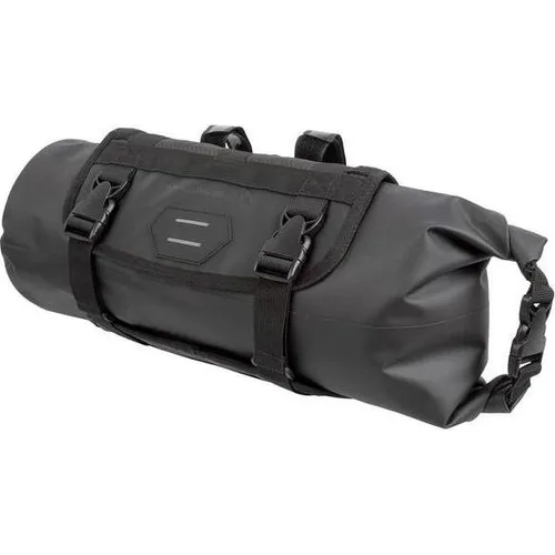 M-Wave Lenkertasche Rough Ride Front Black Series - Praktische Lenkertasche für Fahrräder, ideal für Ausflüge. Robuste Bauweise und stylisches Design bieten Platz für wichtige Utensilien.