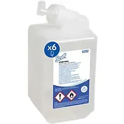 SCOTT CONTROL Handdesinfektionsschaum 1 Liter Kartusche - Wundbehandlungsmittel, alkoholbasierter Schäumende Handdesinfektionsschaum mit Aloe Vera, tötet bis zu 99,99 % der Mikroorganismen ab und hinterlässt keine Rückstände auf der Haut.
