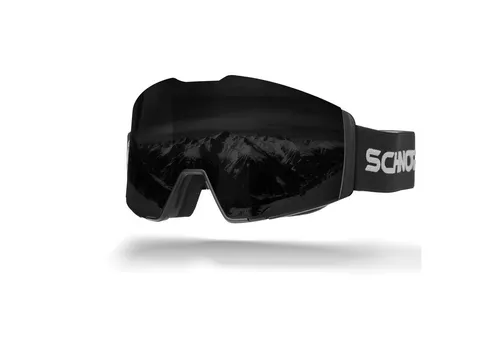 SCHNORR Skibrille Edge Dunkel Grau (S4) – Anti-Fog & UV400 - Erlebe mit der Schnorr Skibrille Edge Dunkel Grau (S4) klare Sicht und optimalen Schutz auf der Piste. Die Anti-Fog-Beschichtung und der UV400-Schutz garantieren beste Sichtverhältnisse bei intensivem Sonnenschein.
