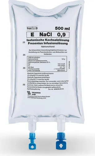 Isotonische Kochsalzlösung Fresenius freeflex + Infusionslösung Inhalt: 10000 ml
