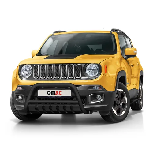 Frontbügel für Jeep Renegade 2014-2022 – Robuster Schutz in Schwarz - Hochwertiger Frontschutzbügel aus Edelstahl für Jeep Renegade. Ideal für den Schutz der Karosserie und einfach zu installieren. Perfekt für Outdoor-Abenteuer!