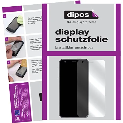 dipos I 2X Schutzfolie klar kompatibel mit Sony Xperia X Compact Folie Displayschutzfolie