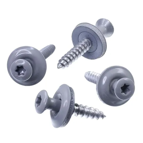 SECCARO Spenglerschraube 4,5 x 35 mm - Edelstahl A2 mit EPDM-Dichtscheibe - Eisenwaren: Witterungsbeständige Spenglerschraube mit rostfreiem Edelstahl und luft- sowie wasserundurchlässiger EPDM-Dichtscheibe - ideal für Außenbereich und Feuchträume.