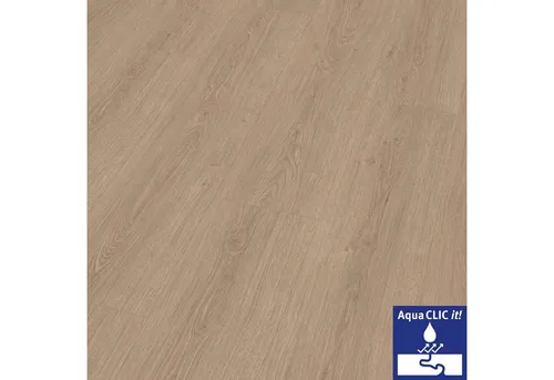 EGGER Laminat EL1011 Victoria Eiche braun - Laminatboden (8mm, 2,542m), wasserresistent mit Aqua CLIC it! für einfache Verlegung, ideal für Bad und Küche, kratzfest und antibakteriell.