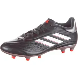 ADIDAS Copa Pure 2 League FG Fußballschuhe Herren schwarz 41 1/3 - Fußballschuhe für Herren mit weichem Obermaterial aus Synthetik und Leder, ideal für feste Rasenplätze. Mit mindestens 20% recyceltem Material für mehr Nachhaltigkeit und optimalem Ballgefühl.