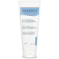 Dexeryl Pflegecreme - Arzneimittel für trockene und empfindliche Haut, spendet intensiv Feuchtigkeit und reduziert Juckreiz, ideal bei Neurodermitis.