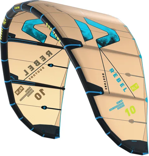 DUOTONE REBEL SLS Kite 2026 sand/turquoise - 8.0 - Der DUOTONE REBEL SLS Kite 2026 in sand/turquoise - 8.0 bietet kraftvollen Lift und hervorragendes Handling für Freeride- und Big-Air-Enthusiasten. Maximale Hangtime und einfache Takeoffs garantieren unvergessliche Erlebnisse auf dem Wasser.