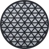 vidaXL Outdoor Teppich rund, UV-beständig und beidseitig verwendbar Ø200cm - Teppich für Balkon und Terrasse, strapazierfähig und pflegeleicht aus Polypropylen, ideal für eine dekorative und gemütliche Atmosphäre im Freien.