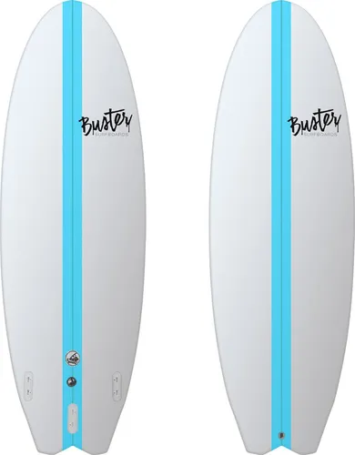 BUSTER SPACE TWIN River Surfboard - 4,10 - River Surfboard für erfahrene Surfer, mit einzigartigem Shape für hohe Geschwindigkeiten und vielseitige Einsatzmöglichkeiten bei verschiedenen Wellenbedingungen.