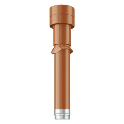 Helios Ventilatoren DH 125 R Dachhaube - Wetterfeste Dachhaube aus Polypropylen, schlagregensicher und ohne Druckverlust. Ideal für effiziente Belüftung in Kombination mit Lüftungsleitungen.