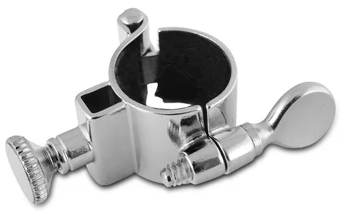 Riedl Notenhalterkästchen mit Scharnierring 12 mm - Instrumentenzubehör für Blasinstrumente, stabile Hinge Box zum Nachrüsten einer Marschgabel ohne Lackschäden durch Innenpolsterung.