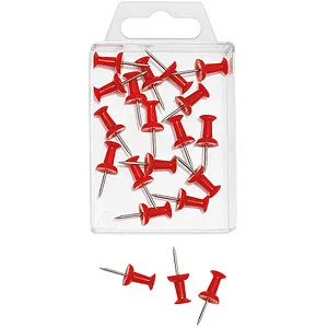 WEDO Pinnnadeln Diabolo rot, 20 St.