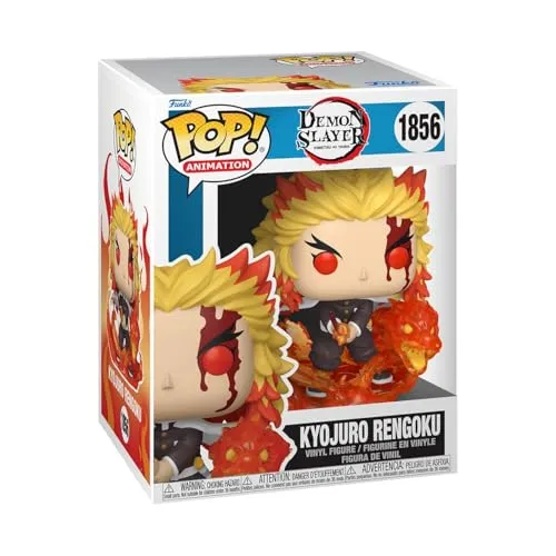 Funko Pop! Demon Slayer: Kyojuro Rengoku 9th Form Excl #85001 - Aufstellfigur aus der beliebten Serie Demon Slayer, detailreich und perfekt für Sammler und Fans.
