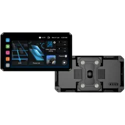 AlienRider M2 Pro Motorrad Multimediasystem - Autoradio mit Wireless CarPlay und Android Auto, bietet Smartphone-Spiegelung, ultrahelles Display und wasserdichtes Design für optimale Nutzung auf dem Motorrad.