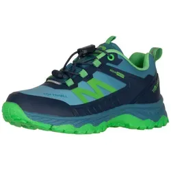 Trollkids Kid's Sirdal Hiker Low - Multisportschuhe Blau EU 35 - Wasserdichte Wanderschuhe in Blau, ideal für Trekking und Wandern. Größe 35, perfekt für Abenteuer bei jedem Wetter. Entdecken Sie weitere Produkte von Trollkids bei Bergfreunde.de!