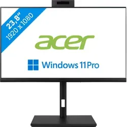 Acer Veriton Z2724G I51418 Pro All-in-One PC - 23,8 Zoll Business-Multitalent mit Intel Core i5 und 16 GB RAM. Ideal für Grafik-Design, Präsentationen und Büroanwendungen. Flexibel erweiterbar und mit starker Privatsphäre-Schutz durch klappbare Webcam.