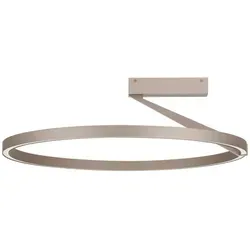 NOVA LUCE Deckenleuchte "TILIA", mocca, Ø 60cm - Moderne Deckenleuchte mit elegantem Aluminiumdesign und flexibler Lichtfarbe. Ideal für stimmungsvolle Beleuchtung in jedem Raum, einfach zu montieren und dimmbar für individuellen Lichtkomfort.