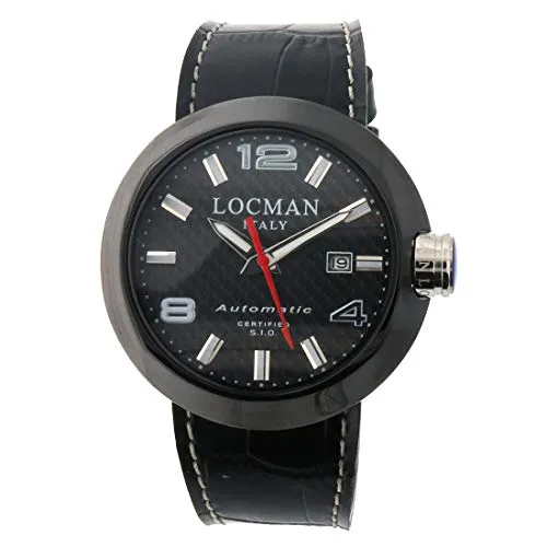 Locman Italy Herrenuhr Change Automatik schwarz PVD Ref. 0425 - Elegante Herrenuhr mit Automatikwerk und schwarzer PVD-Beschichtung. Perfekt für stilbewusste Männer, die Wert auf Qualität und Design legen.
