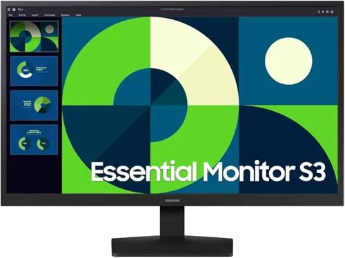 Samsung MONITOR SAMSUNG LCD VA LED 24 Wide S31D 5ms FHD BLACK VGA HDMI Vesa Fino:31/03
