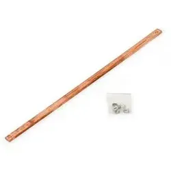 TRITON RAX-ZL-X09-X1 - Vertikale Erdungsschiene, 9 HE - Hochwertige vertikale Erdungsschiene aus massivem Kupfer, ideal für den professionellen Einsatz in Schränken. Maße: 5 x 20 x 400 mm. Inklusive Schrauben und Muttern für eine einfache Montage.
