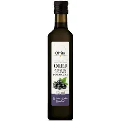 OLVITA Kaltgepresstes Schwarzes Johannisbeersamenöl 250 ml - Speiseöl mit hohem Gehalt an Omega-3-Fettsäuren und GLA, ideal für die tägliche Ernährung der ganzen Familie. Perfekt zum Verzehr oder als Zutat in Gerichten.
