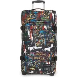 Eastpak Reisekoffer Transit'R M Basquait Kings of Egypt - Trolley mit 78L Volumen, TSA-Zahlenschloss und robustem, wasserabweisendem Polyester. Ideal für Reisen mit Stil und Sicherheit!