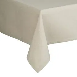 Tischdecke FARO LB 220x130 cm beige - Elegante Tischgestaltung - Hochwertige Tischdecke FARO in Beige, 220x130 cm für stilvolle Anlässe. Das Mischgewebe sorgt für eine ansprechende Optik und einfache Pflege.