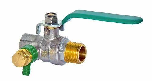 DVGW Kugelhahn für Trinkwasser 1 1/4" IG-AG mit langem Hebel - Sanitärinstallation, ideal für Trinkwasserleitungen, mit innovativer Bauweise für minimalen Strömungsverlust und einfache Bedienung dank langem Hebel.