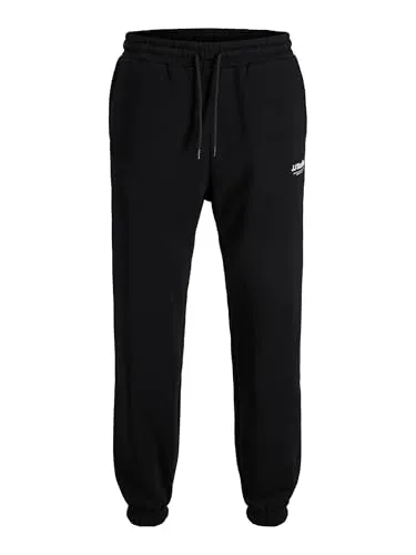 JACK & JONES JPSTKANE SOHO SWEAT PANTS NOOS - Herren-Stoffhose aus 80% Baumwolle, modisch bedruckt und sehr weich dank angerauter Sweatware. Ideal für lässige Freizeitlooks mit elastischem Bund und Kordelzug.
