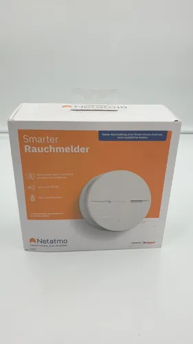 Netatmo Smarter Rauchmelder - Überwachungskameras mit 10-Jahres-Batterie und Selbsttest-Funktion für zuverlässigen Brandschutz. Erhalten Sie Echtzeit-Warnmeldungen auf Ihr Smartphone, selbst wenn Sie nicht zuhause sind.