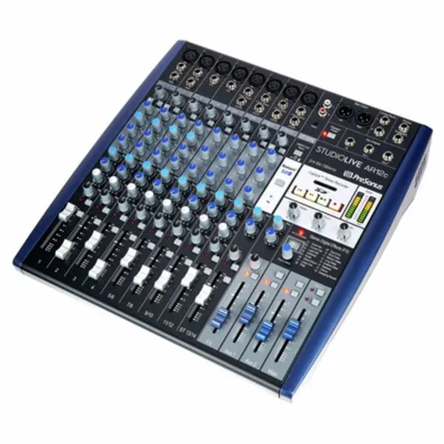 Presonus StudioLive AR12c B-Stock - B-Stock DJ Mischer, 14-Kanal Analogmischpult mit USB-Audio-Interface, ideal für Mehrspuraufnahmen und Live-Performances, inklusive Presonus Studio One Pro für kreative Produktionen.