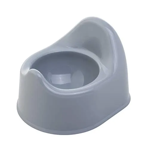 Rotho Babydesign Bella Bambina Kindertopf - Kinder-Toilettensitz in Grau - Nachhaltiges und ergonomisches Töpfchen für Kinder - Komfortabel und praktisch für die Toilettenausbildung