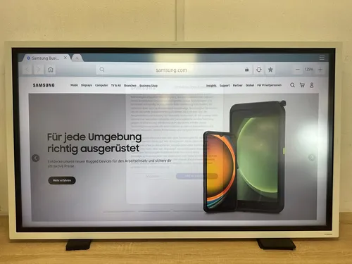 Samsung WM55R-W Digital Beschilderung Flachbildschirm 139,7 cm (55 Zoll) LED 4K Ultra HD Weiß Touchscreen