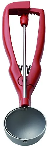 Stöckel Profi Eisportionierer mit Antihaftbeschichtung - Praktischer Eisportionierer mit ergonomischem, wärmeisoliertem Griff. Der antihaftbeschichtete Portionierkopf sorgt für müheloses Auslösen und ist spülmaschinengeeignet. Ideal für verschiedene Portionsgrößen.