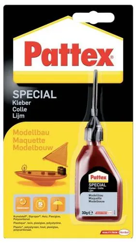 Pattex Spezialkleber 30,0 g - Klebstoff für Modellbau, wasserfest mit hoher Haftfestigkeit, ideal für Kunststoffe und Holz – punktgenau dank Mikrodosiernadel.