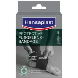 Hansaplast Fußgelenkbandage Verstellbar - Arzneimittel zur Unterstützung und Stabilisierung des Fußgelenks, individuell anpassbar für optimalen Tragekomfort.