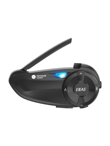 EJEAS Q7 Motorrad Gegensprechanlage - Motorrad-Headset mit Bluetooth 5.0 für klare Kommunikation bis 1000m, IP67 wasserdicht und bis zu 20 Stunden Akkulaufzeit – ideal für sicheres Fahren und Musikgenuss.