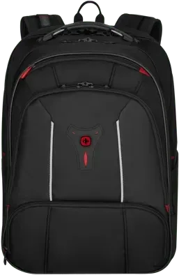 WENGER Carbon Pro Laptop-Rucksack - für Notebooks bis 17 Zoll, 33 l Stauraum, aus 100% recyceltem Polyester, ideal für Büro und Uni