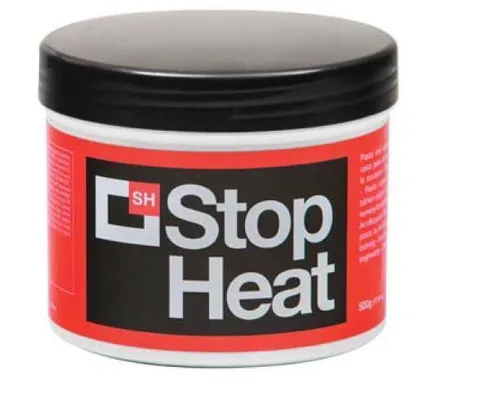 Schweißpaste Hitzebeständige Schweiß Lötarbeiten 500gr STOP HEAT - Lötgeräte für Schweiß- und Lötarbeiten, bietet hervorragenden Hitzeschutz und sorgt für saubere Verbindungen ohne Überhitzung.