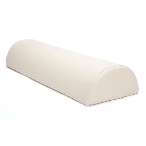Knierolle halbrund mittel beige - Sonstige Massagegeräte – Komfortable Knierolle mit ölbeständigem, abwischbarem Polyurethan-Bezug, ideal zur Unterstützung im Kniebereich bei Behandlungen.
