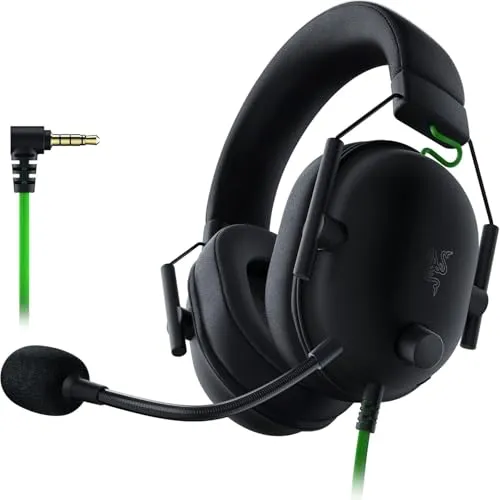 Razer BlackShark V2 X - Premium Esports Gaming Headset, 50mm-Treiber mit Rauschunterdrückung und leichtem Komfort für PC, Mac, PS4, Xbox One