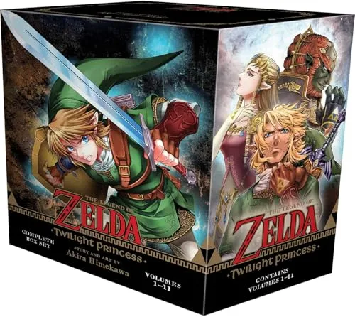 The Legend of Zelda: Twilight Princess Complete Box Set - Fantasy Mangas, umfasst die Bände 1-11 mit hochwertigem Premium-Design für Sammler und Fans der legendären Reihe.