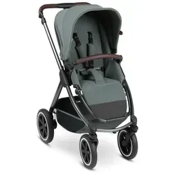ABC DESIGN Kinderwagen Samba Aloe Kollektion 2024 - Kompakter All-Terrain Kinderwagen mit pannenfreien Luftkammerrädern und flacher Liegeposition. Ideal für Stadt und Gelände, bietet extra viel Komfort durch höhenverstellbaren Schieber und integrierte Federung.